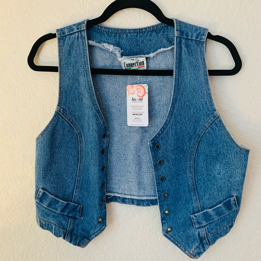 Denim vest